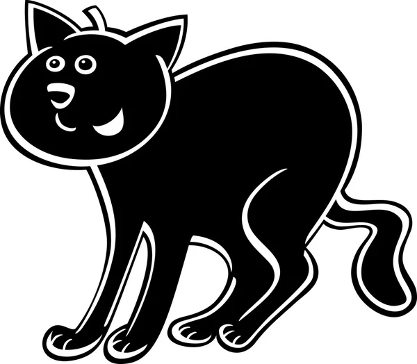 Cartoon black cat Stock Vector Image by ©izakowski #10760818