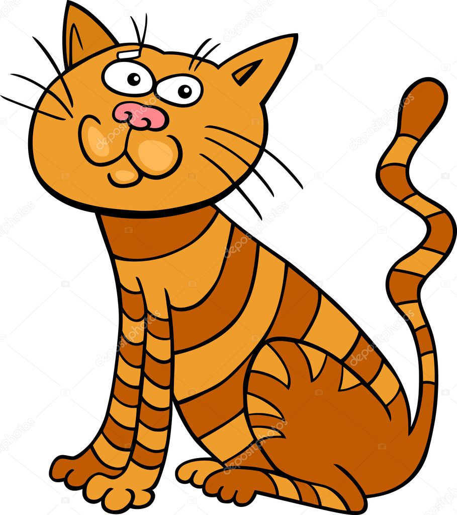 Red sitting cat Stock Vector Image by ©izakowski #10760856