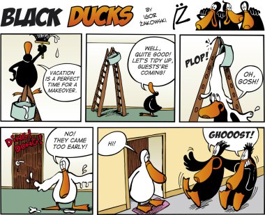 Black Ducks Comics episode 73 clipart