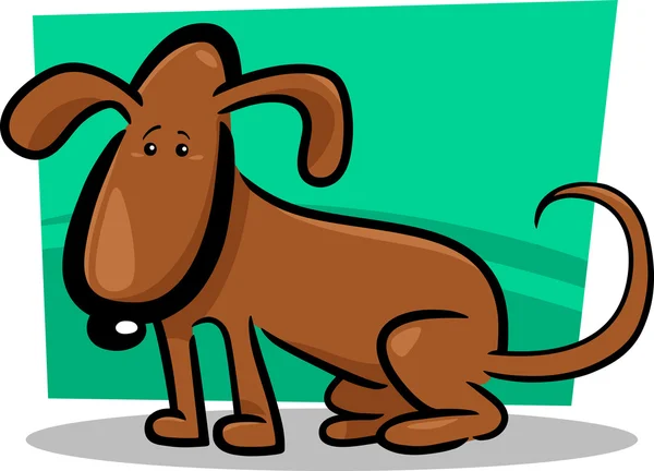 Cartoon doodle de chien mignon — Image vectorielle