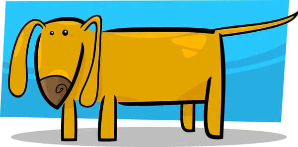 Cartoon doodle van grappige hond — Stockvector