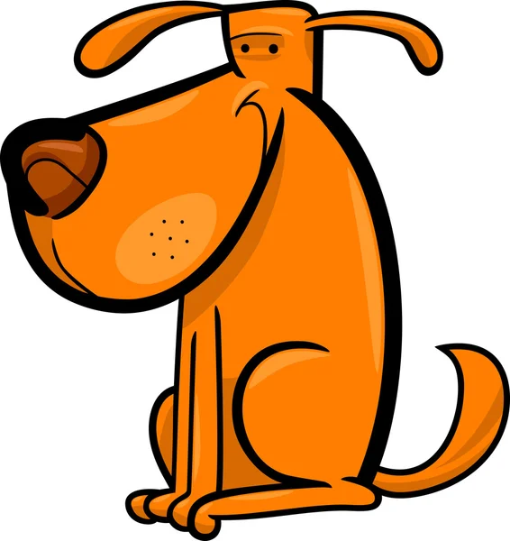 Rajzfilm doodle aranyos kutya — Stock Vector