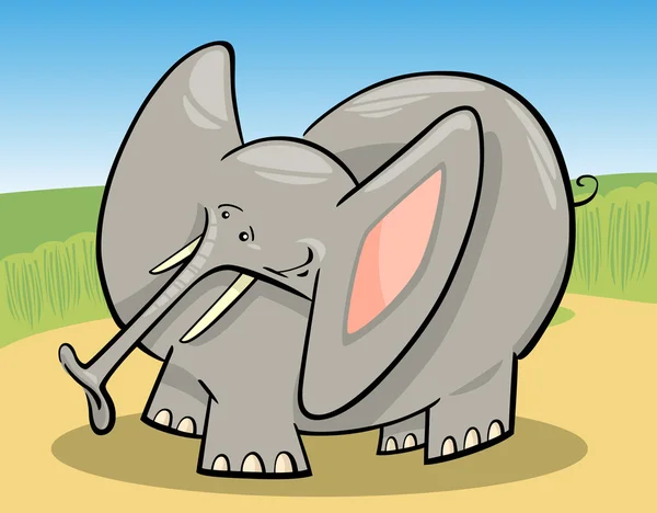 Γελοιογραφία ελέφαντα — Διανυσματικό Αρχείο