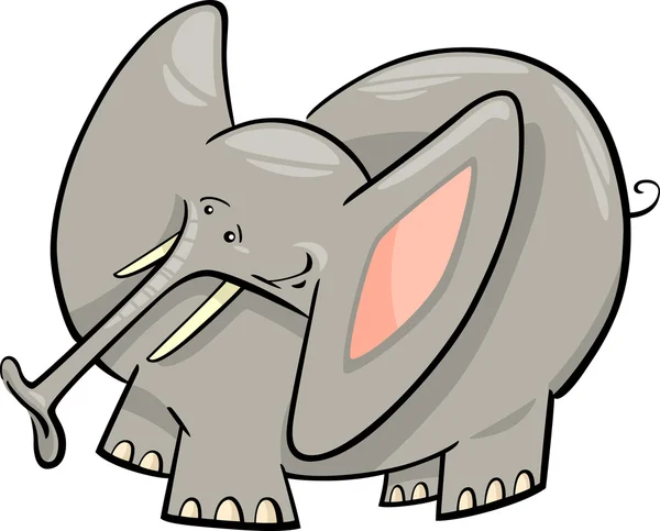 Karikatura slona — Stockový vektor