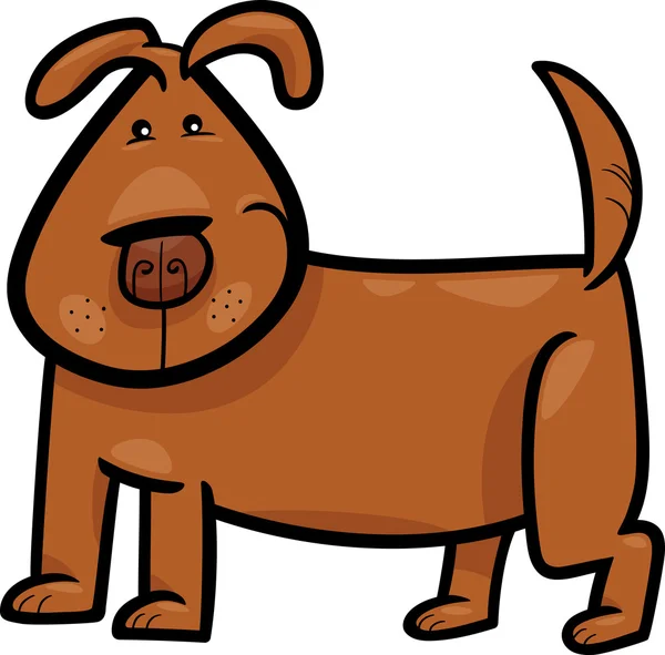 Γελοιογραφία doodle αστεία σκύλου — Διανυσματικό Αρχείο