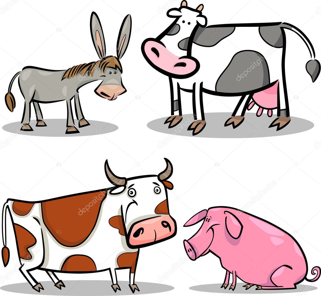 Cute cartoon boerderij...