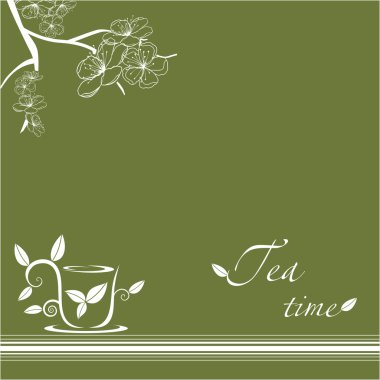 Tea time clipart