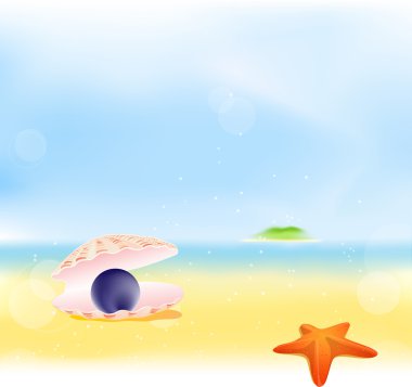 Summer beach clipart