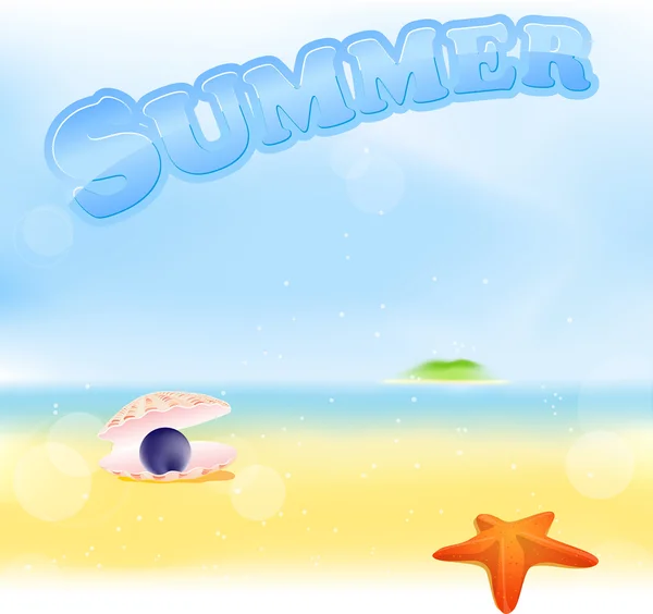Sommerzeichen — Stockvektor