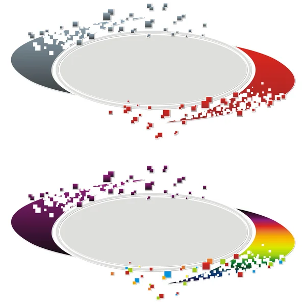 Cadre tourbillon de diffusion abstrait — Image vectorielle