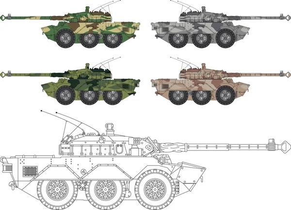 AMX-10rc — стоковий вектор
