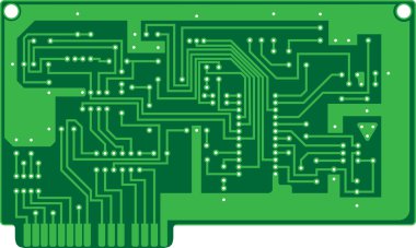 Printed circuit board clipart