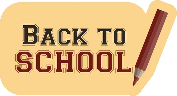 stock vector Back to School