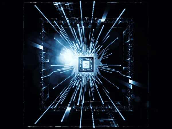 Ligações de CPU — Fotografia de Stock