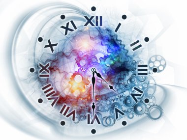 Dynamic of time clipart