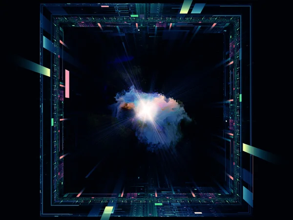 宇宙のジオメトリ — ストック写真