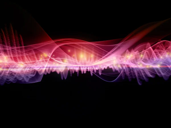 Visualizzazione del suono — Foto Stock