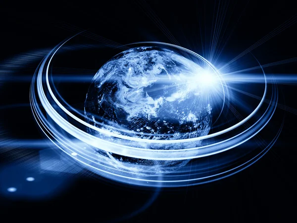 Earth Trails Background — Stock Photo, Image