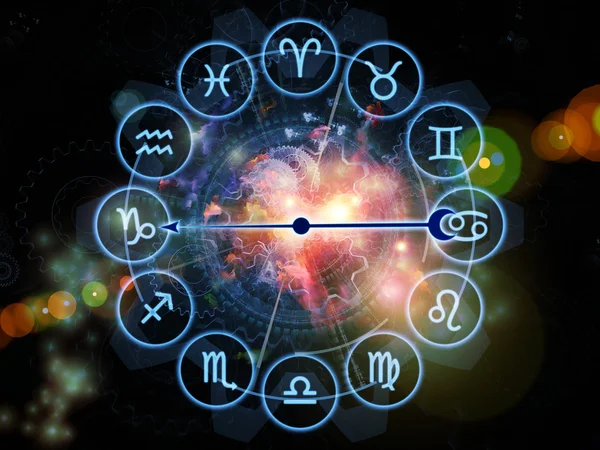 Zodiac universe Stock Image
