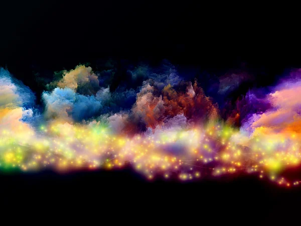 Soyut renkli bulutlar — Stok fotoğraf