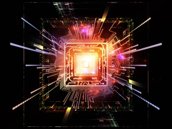 Vision of CPU — Stock Photo, Image