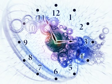Time fragments clipart