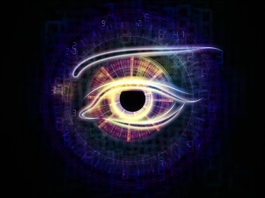 Digital eye clipart