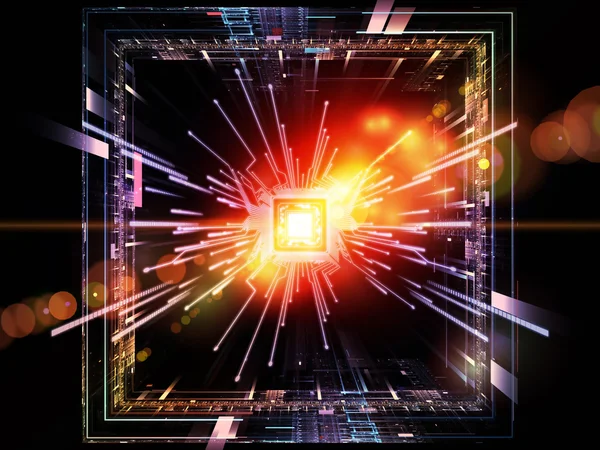 Energia della CPU — Foto Stock