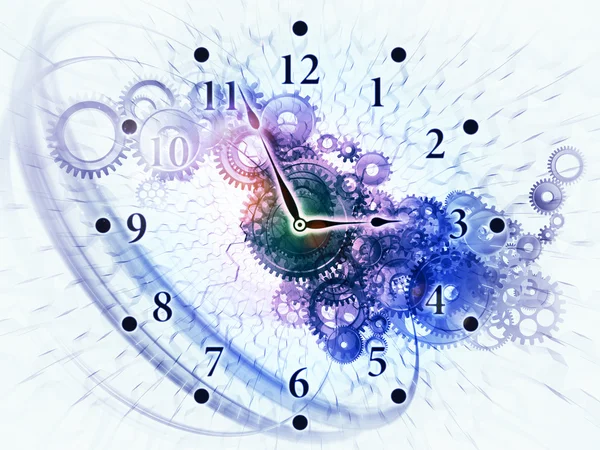 Time fragments Stock Image
