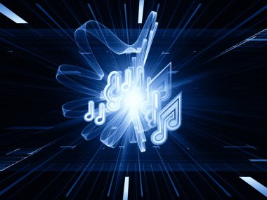 müzik notlar patlama