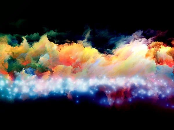 Nebulas 的颜色 — 图库照片