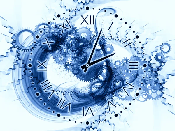 Abstraktní clock pozadí — Stock fotografie