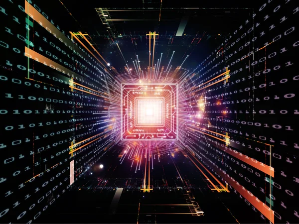Технологии CPU — стоковое фото