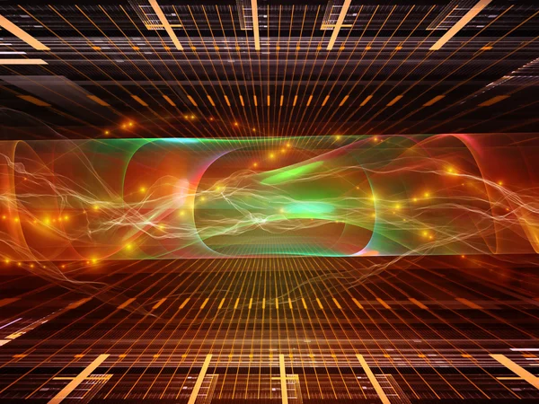 正弦波の伝播 — ストック写真