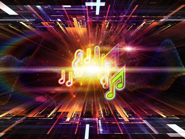 Music lights — Stock Photo, Image