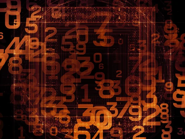 Computing nummer — Stockfoto