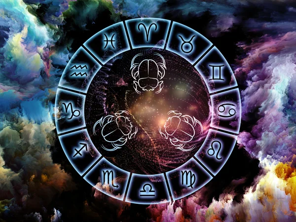 Astrologia Antecedentes — Fotografia de Stock
