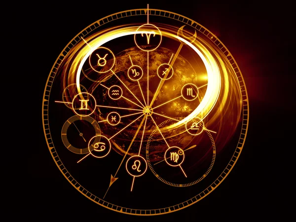 Discagem astrologia — Fotografia de Stock