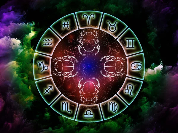 Astrologia Antecedentes — Fotografia de Stock
