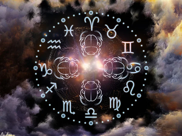 Astrologia układ — Zdjęcie stockowe