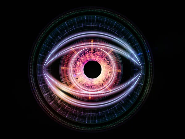 Occhio della tecnologia — Foto Stock