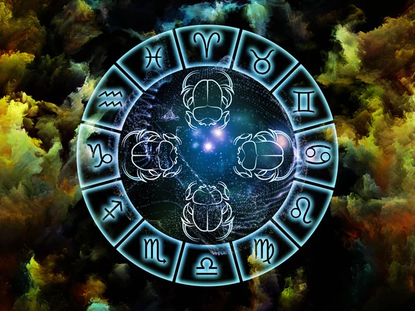 Абстракция астрологии — стоковое фото