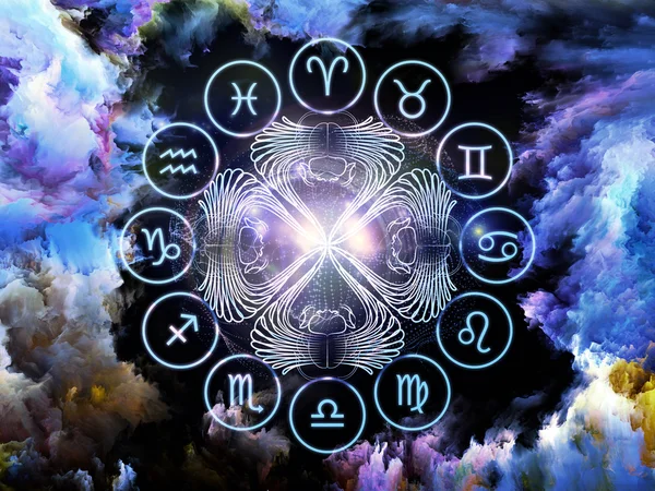 Hintergrund der Astrologie — Stockfoto