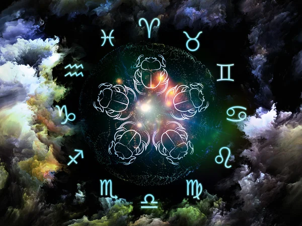 Hintergrund der Astrologie — Stockfoto