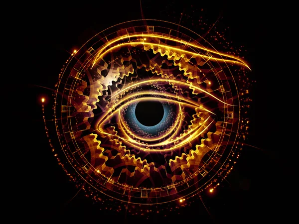 Анотація технології око — стокове фото
