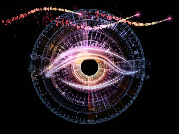 Teknologia silmä — kuvapankkivalokuva