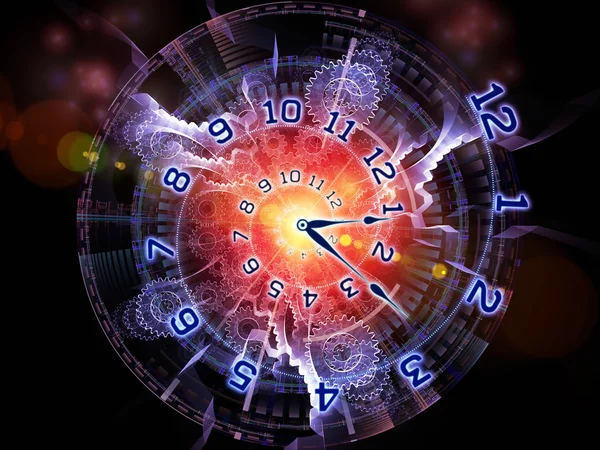 Zegar wszechświata — Zdjęcie stockowe