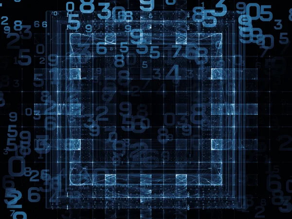 stock image Processing Numbers