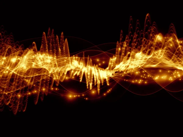 ライトの波 — ストック写真