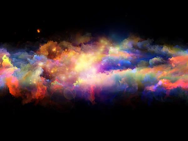 Nubes de color — Foto de Stock